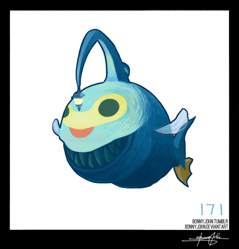 Illustration for article titled Luminous Lanturn! Pokemon One a Day, Series 2!